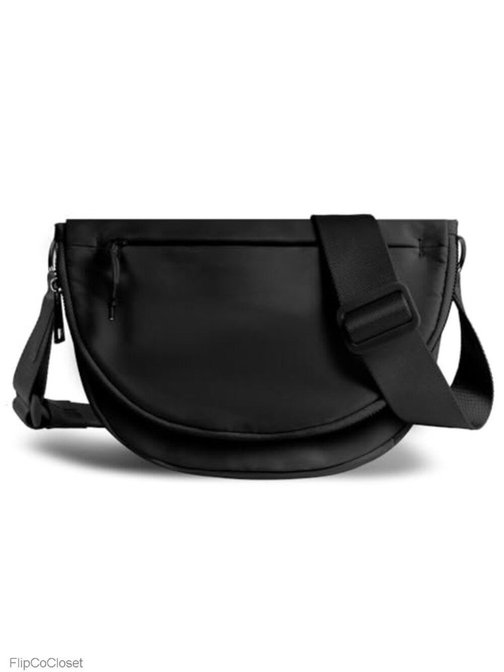 Nylon Crescent Crossbody Bag